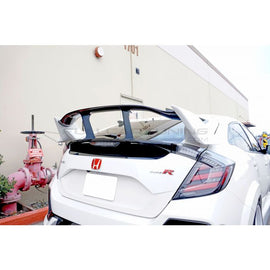 Spoiler Posteriore Stabilizer V1 non verniciato in Plastica ABS Honda Civic FC FK