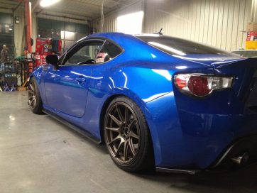 Subaru BRZ Body Kit, lip posteriori, Splitter, Minigonne laterali 2011-2015