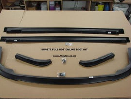 Kit completo Impreza STi WRX, Lip, splitter, estensione della gonna laterale 01-02 BUGEYE