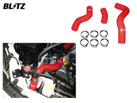 Blitz Silicone Tubazione Radiatore Kit Rosso Toyota GT86, Toyota GR86 & Subaru BRZ