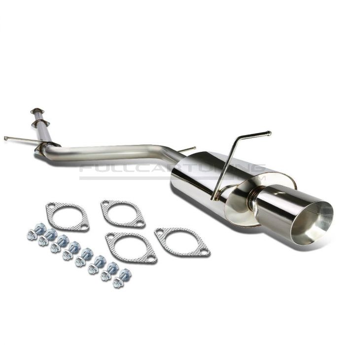 Sistema di Scarico Cat-back Acciaio Doppia Uscita Tip 57mm Acciaio Mitsubishi Eclipse DK