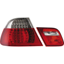 Fanali Posteriori Rosso Lente Trasparente BMW Serie 3 E46