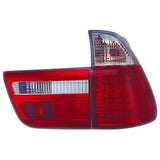 Fanali Posteriori Rosso Lente Trasparente BMW X5 E53