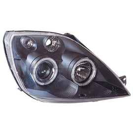 Fari Anteriori Angel Eye Style Interno Nero Ford Fiesta MK5