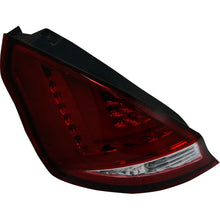 Carica l&#39;immagine nel visualizzatore di Gallery, Fanali Posteriori Rosso Lente Trasparente Ford Fiesta MK5