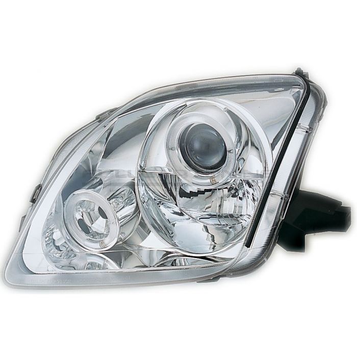 Fari Anteriori Angel Eye Style Interno Chrome Honda Prelude BB