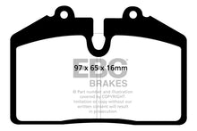 Load image into Gallery viewer, Pastiglie Freni EBC Ultimax Anteriore FORD Puma Racing 1.7 Cv  dal 1999 al 2000 Pinza Brembo Diametro disco 295mm