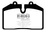 Pastiglie Freni EBC Ultimax Anteriore FORD Puma Racing 1.7 Cv  dal 1999 al 2000 Pinza Brembo Diametro disco 295mm