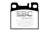 Pastiglie Freni EBC Ultimax Posteriore MERCEDES-BENZ W126  Cv  dal 1980 al 1991 Pinza  Diametro disco 0mm