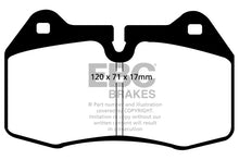 Load image into Gallery viewer, Pastiglie Freni EBC Ultimax Anteriore BMW Serie 7 (E38) 725 2.5 TD Cv  dal 1996 al 2002 Pinza Brembo Diametro disco 316mm