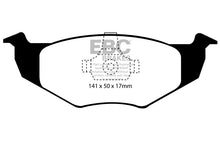 Load image into Gallery viewer, Pastiglie Freni EBC Ultimax Anteriore SEAT Arosa 1.0 Cv  dal 1997 al 2004 Pinza VW Diametro disco 239mm