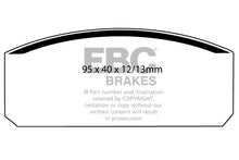 Carica l&#39;immagine nel visualizzatore di Gallery, Pastiglie Freni EBC Ultimax Anteriore FIAT 1100R 1.1 Cv  dal 1966 al 1968 Pinza Bendix Diametro disco 0mm