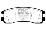 Pastiglie Freni EBC Ultimax Posteriore OPEL Sintra 2.2 Cv  dal 1996 al 2000 Pinza  Diametro disco 279mm