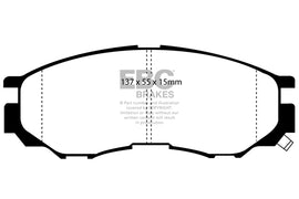 Pastiglie Freni EBC Ultimax Anteriore MITSUBISHI Delica 2.4 Cv  dal 1994 al 2002 Pinza  Diametro disco 257mm