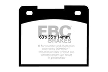 Load image into Gallery viewer, Pastiglie Freni EBC Ultimax Anteriore FORD Cortina (Mk1) 1.2 Cv  dal 1964 al 1966 Pinza Girling/TRW Diametro disco 241mm