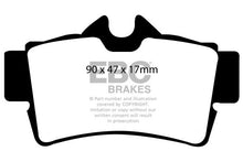 Load image into Gallery viewer, Pastiglie Freni EBC Ultimax Posteriore FORD Mustang (4th Generation) 3.8 Cv  dal 1994 al 1998 Pinza  Diametro disco 267mm