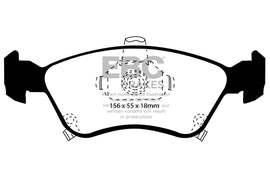 Pastiglie Freni EBC Ultimax Anteriore TOYOTA Avensis AT220 1.6 Cv  dal 1998 al 2000 Pinza ATE Diametro disco 260mm
