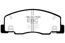 Load image into Gallery viewer, Pastiglie Freni EBC Ultimax Anteriore TOYOTA Estima 2.4 Cv  dal 1996 al 2000 Pinza  Diametro disco 278mm