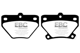 Pastiglie Freni EBC Ultimax Posteriore TOYOTA Celica ZZT230 1.8 Cv 140 dal 1999 al 2002 Pinza Sumitomo Diametro disco 269mm