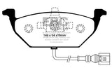 Pastiglie Freni EBC Ultimax Anteriore AUDI A1 8X 1.0 Turbo Cv 82 dal 2016 al 2018 Pinza VW Diametro disco 256mm