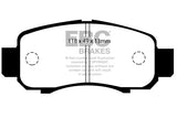 Pastiglie Freni EBC Ultimax Anteriore HONDA Insight 1.0 Hybrid Cv  dal 2000 al 2006 Pinza  Diametro disco 231mm