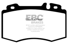 Carica l&#39;immagine nel visualizzatore di Gallery, Pastiglie Freni EBC Ultimax Anteriore MERCEDES-BENZ Classe C (W203) C350 4Matic  Cv  dal 2005 al 2007 Pinza Brembo Diametro disco 345mm