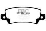 Pastiglie Freni EBC Ultimax Posteriore TOYOTA Corolla CDE120 2.0 TD Cv  dal 2002 al 2007 Pinza  Diametro disco 280mm