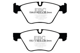 Pastiglie Freni EBC Ultimax Anteriore BMW Serie 1 (E81) 120 2 Cv 170 dal 2007 al 2010 Pinza ATE Diametro disco 300mm