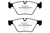 Pastiglie Freni EBC Ultimax Anteriore BMW Serie 1 (E81) 120 2 Cv 170 dal 2007 al 2010 Pinza ATE Diametro disco 300mm