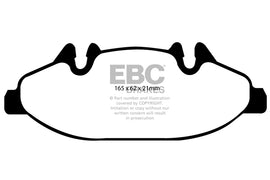Pastiglie Freni EBC Ultimax Anteriore MERCEDES-BENZ Viano 2.0 TD Cv  dal 2004 al 2005 Pinza Bosch Diametro disco 300mm