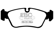 Carica l&#39;immagine nel visualizzatore di Gallery, Pastiglie Freni EBC Ultimax Anteriore BMW Serie 1 (E87) 120 2 Cv 150 dal 2004 al 2005 Pinza ATE Diametro disco 292mm