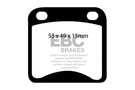 Pastiglie Freni EBC Ultimax Anteriore HONDA N600 0.6 Cv  dal 1969 al 1972 Pinza Sumitomo Diametro disco 0mm