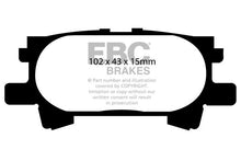 Load image into Gallery viewer, Pastiglie Freni EBC Ultimax Posteriore TOYOTA Harrier 2.4 Cv  dal 2003 al 2006 Pinza  Diametro disco 288mm