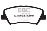 Pastiglie Freni EBC Ultimax Anteriore HYUNDAI Elantra 1.6 Cv  dal 2011 al 2015 Pinza  Diametro disco 0mm