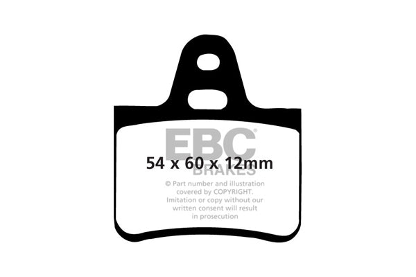 Pastiglie Freni EBC Ultimax Posteriore CITROEN GS 1.0 Cv  dal 1972 al 1973 Pinza Citroen Diametro disco 0mm