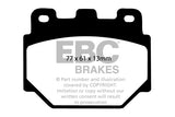 Pastiglie Freni EBC Ultimax Anteriore TOYOTA 1000 1.0 Cv  dal 1970 al 1973 Pinza Sumitomo Diametro disco 0mm