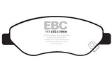 Pastiglie Freni EBC Ultimax Anteriore OPEL Corsa (D) 1.4 Turbo Cv 120 dal 2012 al 2014 Pinza Bosch Diametro disco 278mm