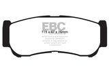 Pastiglie Freni EBC Ultimax Posteriore HYUNDAI Santa Fe (2nd Gen) 2.2 TD Cv  dal 2006 al 2010 Pinza  Diametro disco 302mm