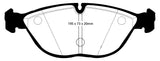 Pastiglie Freni Sportive EBC Verdi Anteriore AUDI A8 quattro D2/4D 6.0 W12 Cv 420 dal 2001 al 2002 Pinza ATE Diametro disco 360mm