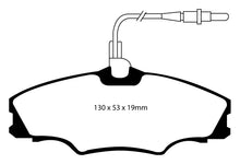 Carica l&#39;immagine nel visualizzatore di Gallery, Pastiglie Freni Sportive EBC Verdi Anteriore PEUGEOT 406 1.6 Cv  dal 1995 al 1997 Pinza Girling/TRW Diametro disco 260mm