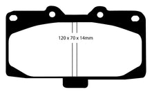 Load image into Gallery viewer, Pastiglie Freni Sportive EBC Verdi Anteriore NISSAN 180SX 2 Cv 137 dal 1991 al 1999 Pinza Sumitomo Diametro disco 0mm