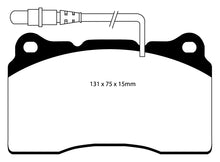 Carica l&#39;immagine nel visualizzatore di Gallery, Pastiglie Freni Sportive EBC Verdi Anteriore CITROEN C8 3.0 Cv  dal 2003 al 2014 Pinza Brembo Diametro disco 310mm