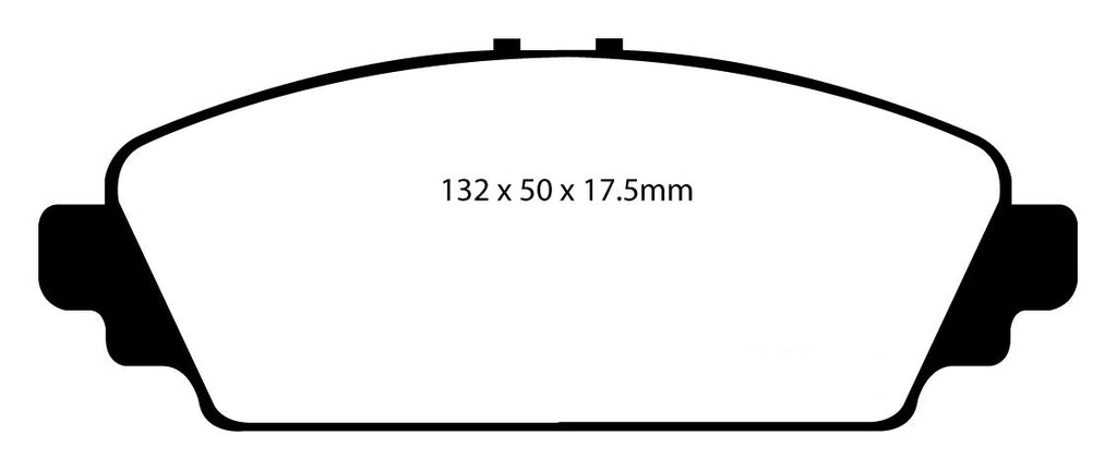 Pastiglie Freni Sportive EBC Verdi Anteriore HONDA Accord CG 1.6 Cv  dal 1999 al 2003 Pinza  Diametro disco 260mm