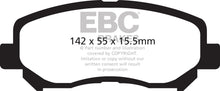 Carica l&#39;immagine nel visualizzatore di Gallery, Pastiglie Freni Sportive EBC Verdi Anteriore MAZDA CX-5 (1st Gen) 2 Cv 162 dal 2012 al 2016 Pinza  Diametro disco 297mm