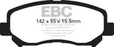 Pastiglie Freni Sportive EBC Verdi Anteriore MAZDA CX-5 (1st Gen) 2 Cv 162 dal 2012 al 2016 Pinza  Diametro disco 297mm