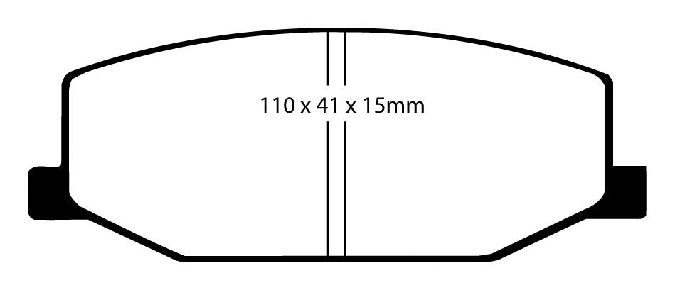 Pastiglie Freni Sportive EBC Verdi Anteriore SUZUKI Jeep SJ410 1 Cv  dal 1984 al 1985 Pinza Sumitomo Diametro disco 290mm