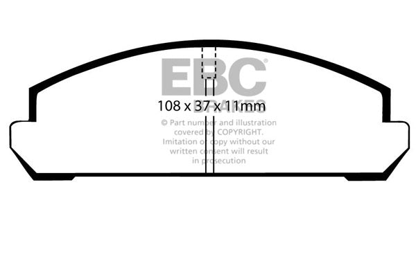 Pastiglie Freni EBC Ultimax Posteriore MAZDA RX5 1.3 Cv  dal 1976 al 1980 Pinza  Diametro disco 0mm