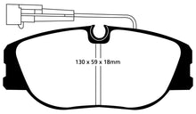 Carica l&#39;immagine nel visualizzatore di Gallery, Pastiglie Freni Sportive EBC Verdi Anteriore LANCIA Dedra 2.0 Integrale 16v Cv  dal 1994 al 1997 Pinza Girling/TRW Diametro disco 284mm