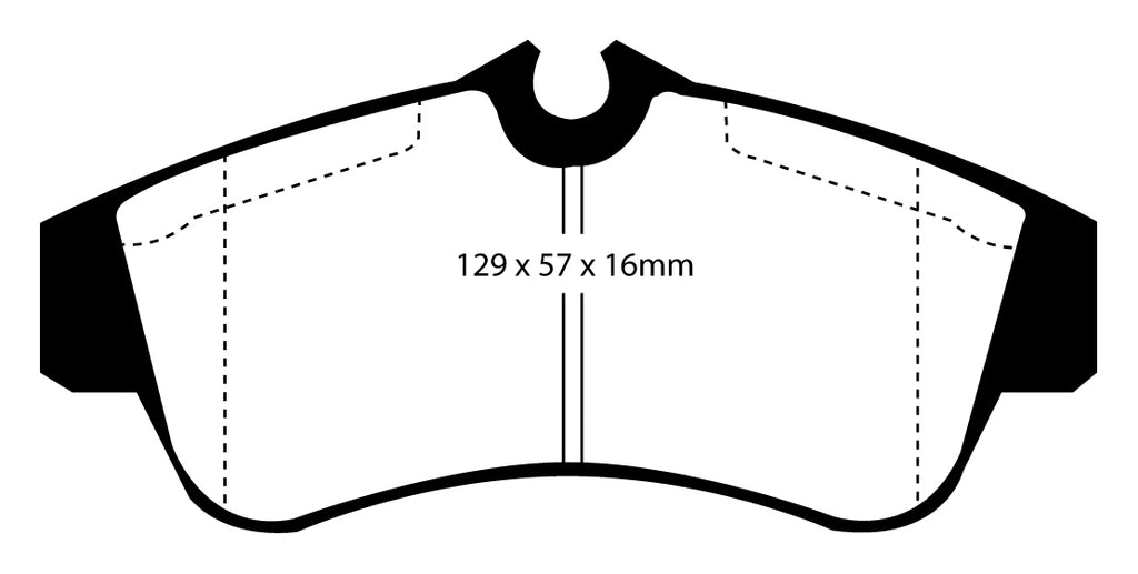 Pastiglie Freni Sportive EBC Verdi Anteriore NISSAN Almera 1.5 Cv  dal 2000 al 2006 Pinza Girling/TRW Diametro disco 256mm