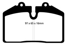 Load image into Gallery viewer, Pastiglie Freni EBC Rosse Posteriore AUDI RS2 8C 2.2 Turbo Cv 311 dal 1993 al 1996 Pinza Brembo Diametro disco 299mm